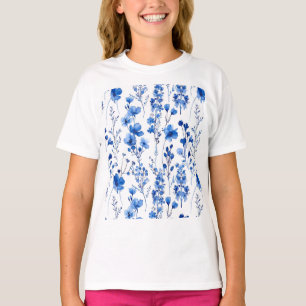 Fransk pappersblommor Mönsterdesign-98186 T Shirt
