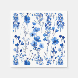 Fransk Pappra Wildblommor Mönster-98186 Pappersservett