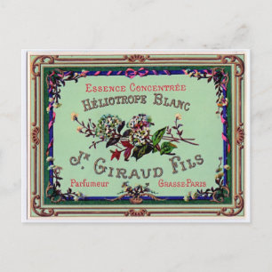 Fransk Parfym Annons Vykort