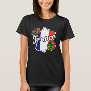 Fransk Paris Eiffel Torn Marseille Bonjour Manar T Shirt