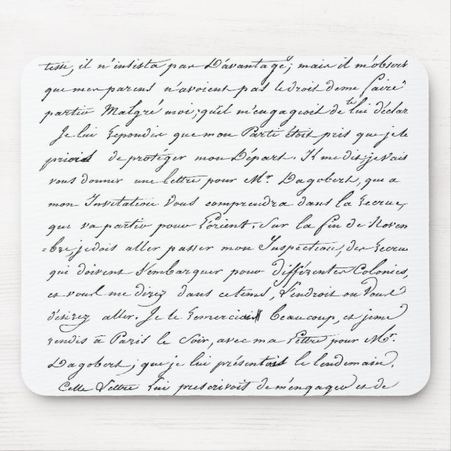 Fransk Paris skrivar Musmatta (Framsidan)