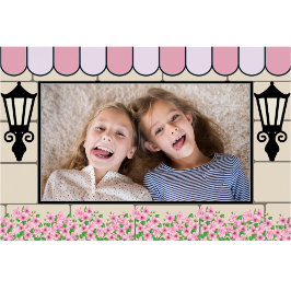 Fransk Parisisk tema Födelsedags fotoframpsaffisch Poster