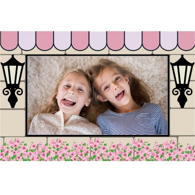 Fransk Parisiskt tema Birthday-fotot ram poster (Emily in Paris theme frame)