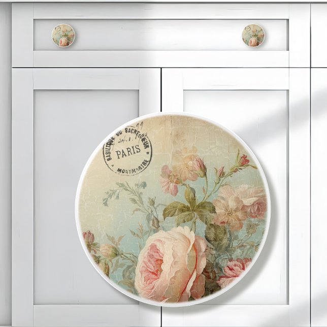 Fransk Parismarknaden Rosa Blommigt av färskvaruma Knopp (Skapare uppladdad)