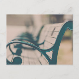 Fransk Park Bench Vykort