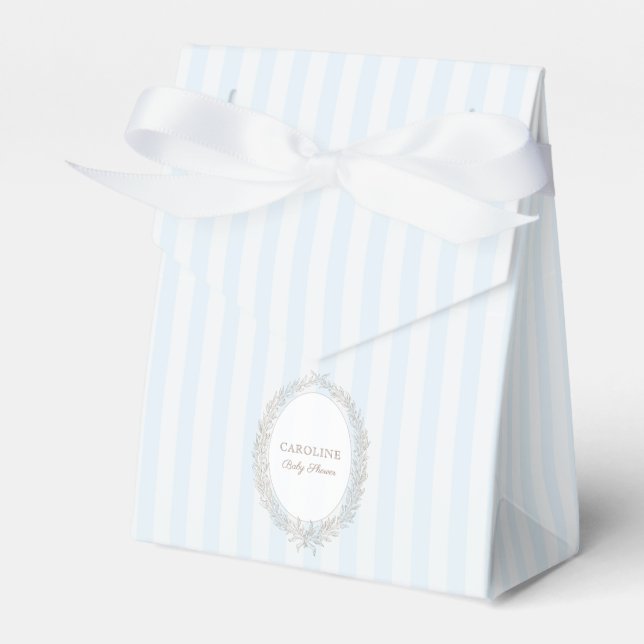 Fransk Patisserie Boulangerie Blue Rand Presentaskar (Framsidan Sidan)