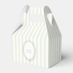 Fransk Patisserie Boulangerie Mint Grönt Presentaskar