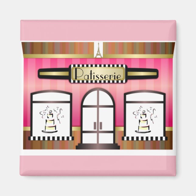 Fransk Patisserie Magnet (Framsidan)