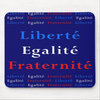 Fransk patriot Mousepad - frihet, jämställdhet… Musmatta