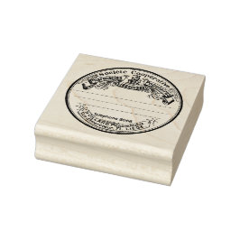 Fransk Pharmacy Vintage Rubber Art Frimärke Stämpel
