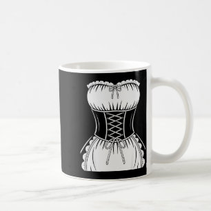 Fransk piga skjorta vuxna män kvinnor anime cospla kaffemugg