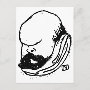 Fransk poet Paul Verlaine av Felix Vallotton Vykort
