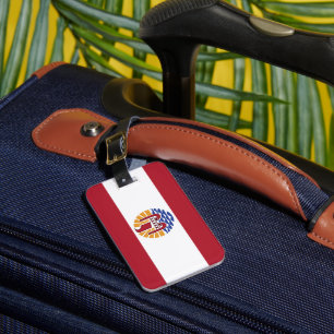 Fransk Polynesien flagga Bagagebricka