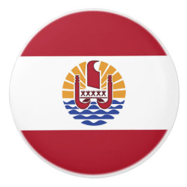 Fransk Polynesien flagga Knopp