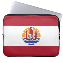 Fransk Polynesien flagga Laptop Fodral