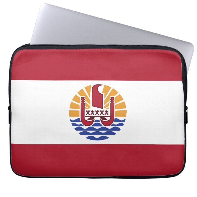 Fransk Polynesien flagga Laptop Fodral (Framsidan)