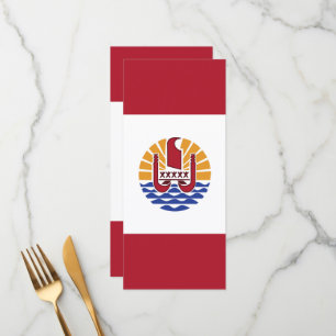 Fransk Polynesien flagga Meny