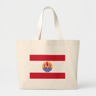 Fransk Polynesien Flagga PF Jumbo Tygkasse