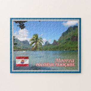 Fransk Polynesien - Morea - Cooks Bay - Pussel