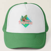 Fransk Polynesien Pacific Vintage Souvenir