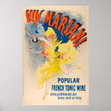 Fransk Poster: Vin Mariani, Fransk Tonic Vin
