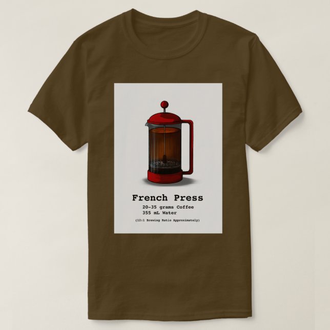 Fransk Press 7 T Shirt (Design framsida)