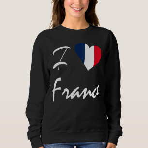 Fransk Pride Frankrike Travel Kärlek Frankrike Par T Shirt