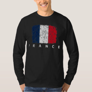 Fransk Pride Frankrike Travel Kärlek Frankrike Par T Shirt