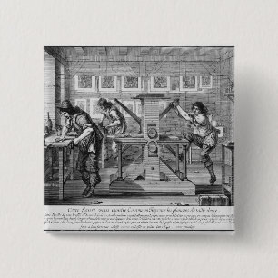 Fransk printingpress, 1642 knapp