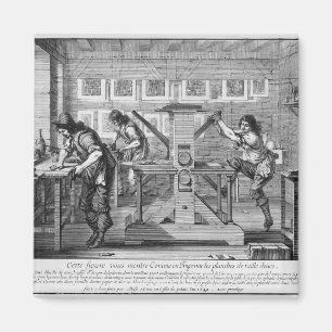Fransk printingpress, 1642 magnet