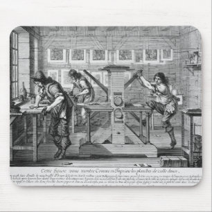 Fransk printingpress, 1642 musmatta