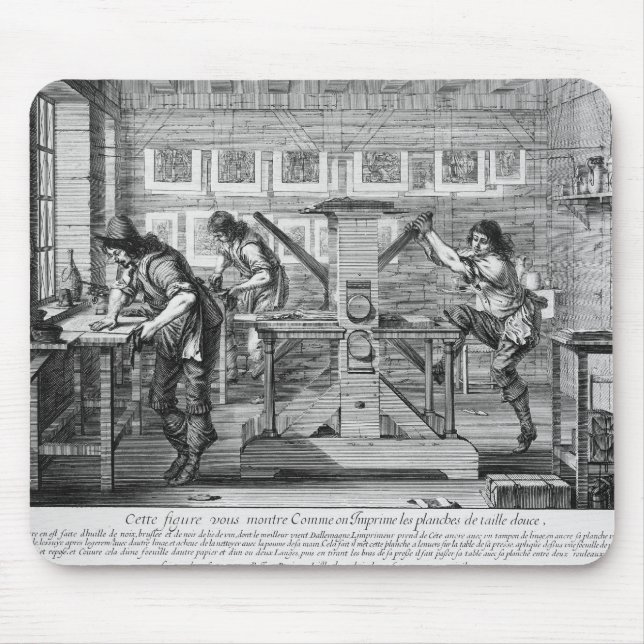 Fransk printingpress, 1642 musmatta (Framsidan)