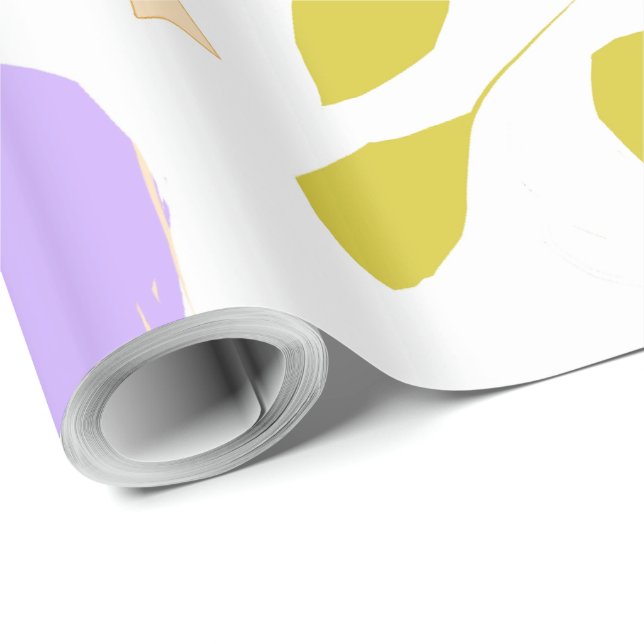 Fransk Provenza Wrapping Papper Presentpapper (Rullad Hörn)