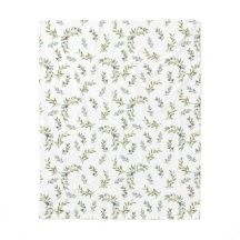 Fransk provinsiell chic Sage Oliv Vattenfärg