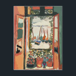 Fransk Quarter Balcony & Vin, Fig Street Studio Vykort<br><div class="desc">Fransk Kvartalsbalkony Nya Orleans</div>