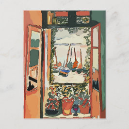Fransk Quarter Balcony & Vin, Fig Street Studio Vykort
