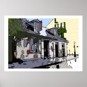 Fransk Quarter Black Smith Shop Poster