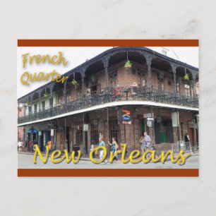 Fransk Quarter New Orleans Vykort