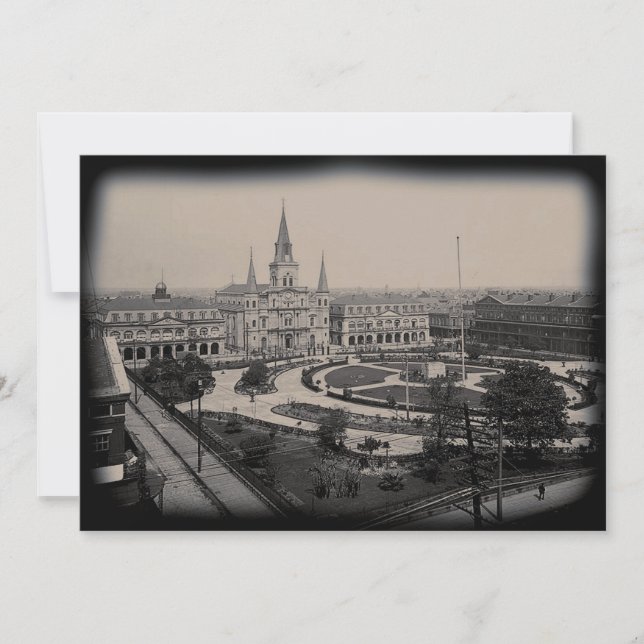 Fransk Quarter Old Jackson Square New Orleans (Framsida)