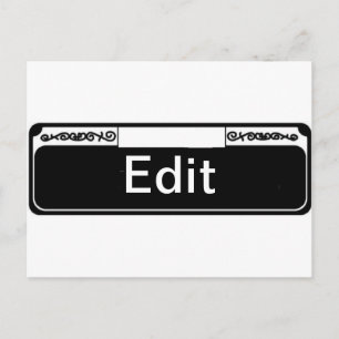 Fransk Quarter Street-tecken blanksteg Vykort