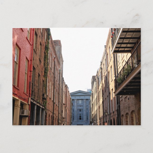 Fransk Quarters Alley Vykort (Framsida)