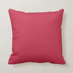 Fransk Raspberry Designer Solid Färg Toss Pillow Kudde