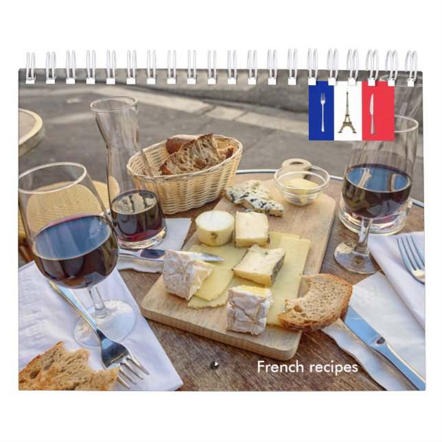 Fransk receptkalender kalender (Omslag)