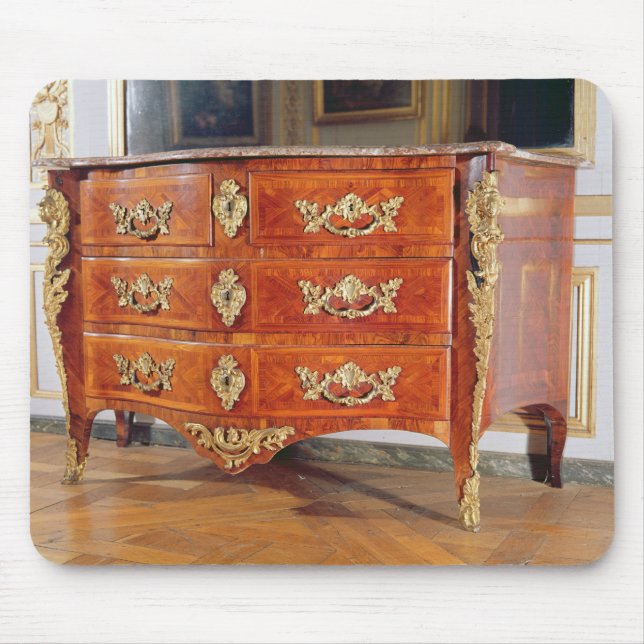 Fransk regenskapcommode, c.1720 musmatta (Framsidan)