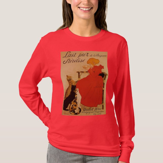 Fransk ren mjölk av Vineanne T Shirt (Framsida)