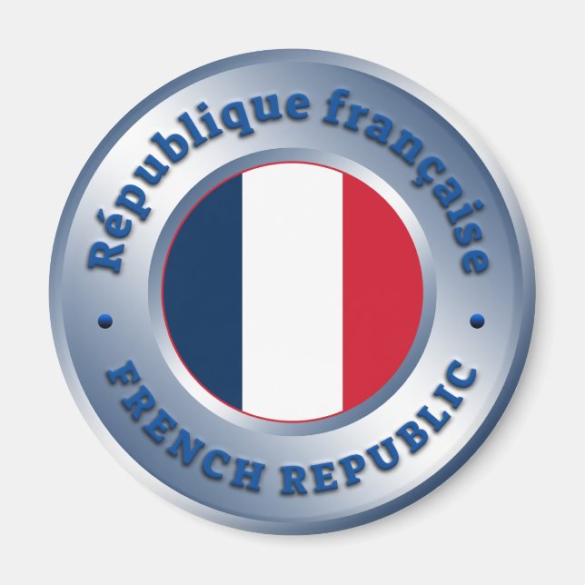 Fransk Republiken Magnet (Framsidan)