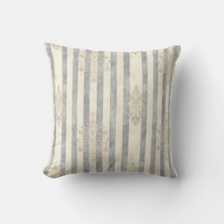 Fransk Retro Damask Rand Kudd Kudde