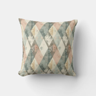 Fransk Retro Harlekin Kastkudde Kudde