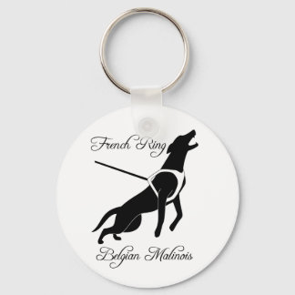 Fransk Ring Malinois Nyckelring
