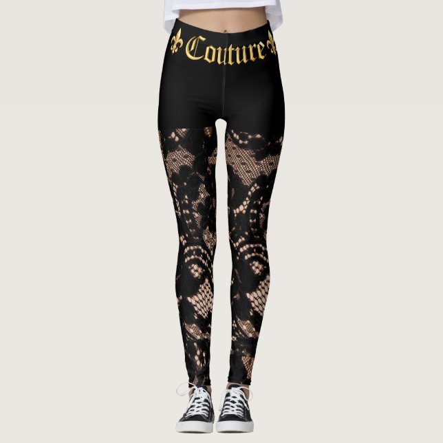 Fransk Risque Couture Leggings (Framsida)